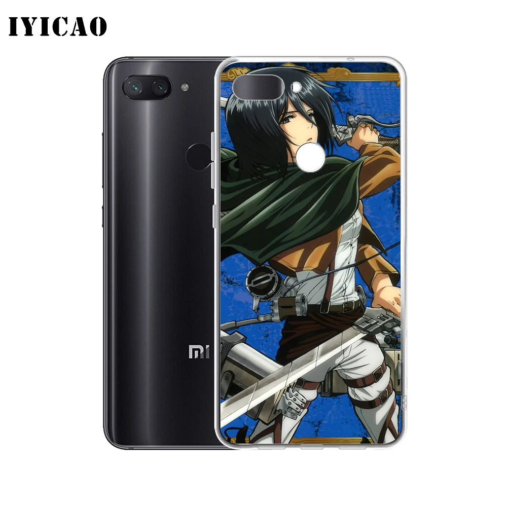 IYICAO Attack On Titan Mikasa Ackerman Мягкий силиконовый чехол для телефона Xiaomi Redmi 4A 5A 6A Note 7 6 5 Pro