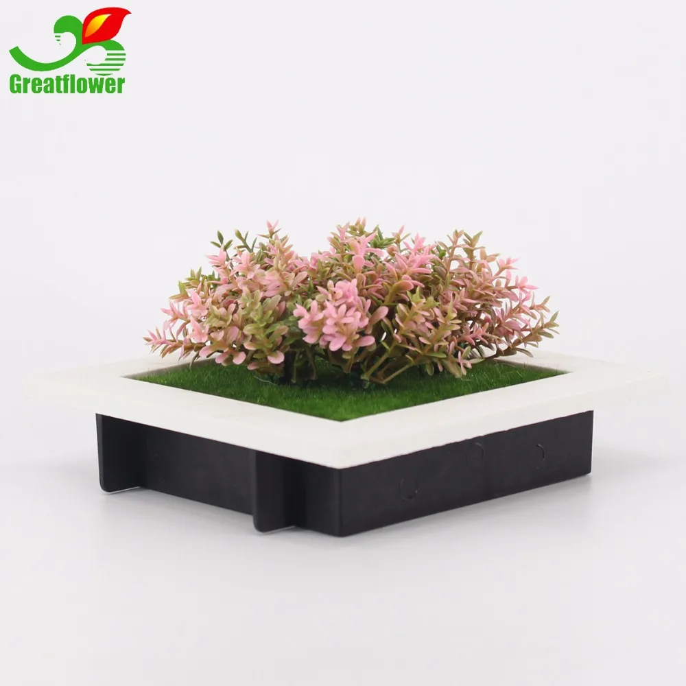 1pc Creative 3D Artificial Plant Frame Red Water Grass Wall Posted On The Home Shop Decoration Living Room Decor | Дом и сад