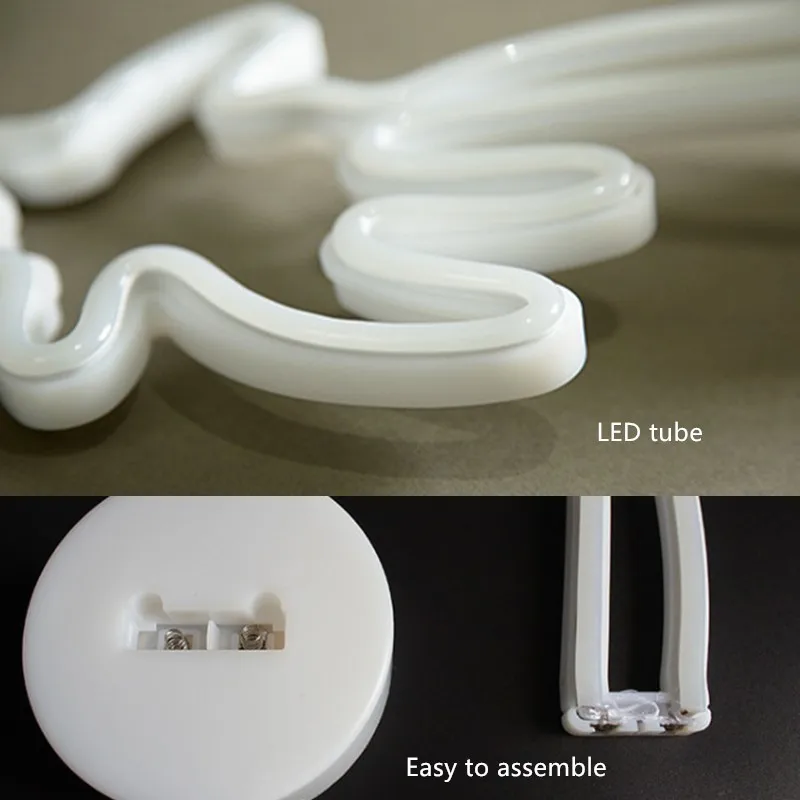 Светодиодный светильник в форме лепки 3D лампа с питанием от USB настольная для