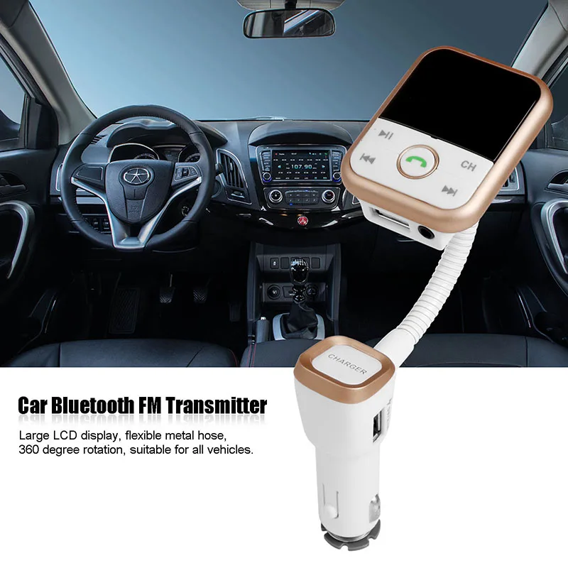 ONEVER Автомобиль Bluetooth fm-передатчик ЖК-дисплей Дисплей частота Беспроводной Hands Free