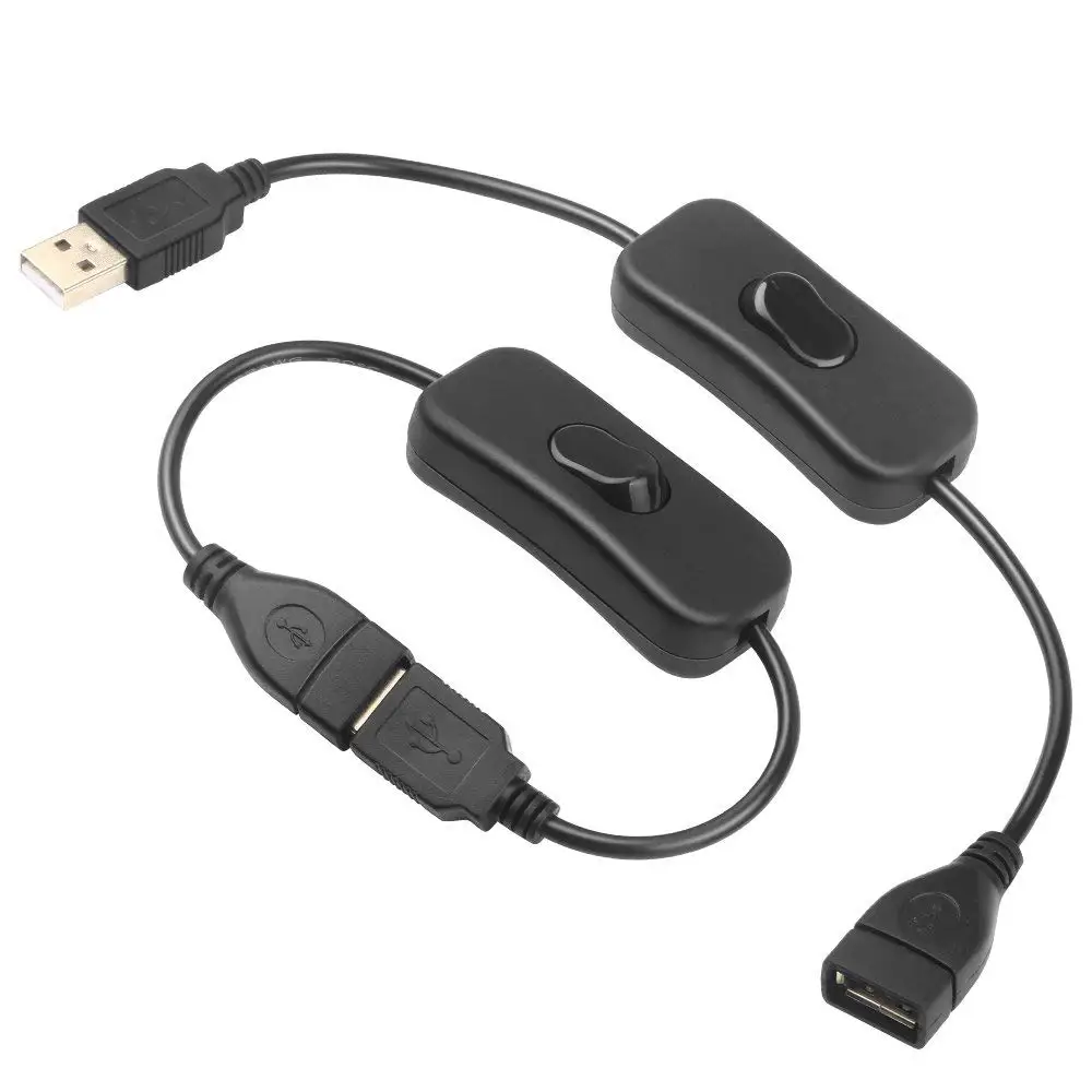 2 шт. usb-кабель для мужчин и женщин с переключателем ВКЛ./ВЫКЛ. встроенный кулисный