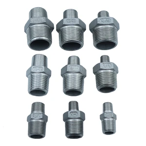 Нержавеющая сталь 304 штуцер трубы уменьшающий шестигранный ниппель BSP резьба мульти размер