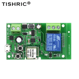 Умный релейный модуль Wi-Fi eWelink, модуль таймера 5 В12 В24 В32 В, беспроводной пульт дистанционного управления, вводавтоблокировка, для Alexa Google home