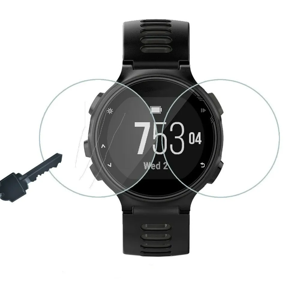 9 H протектор экрана из закаленного стекла для Garmin Forerunner 735XT/225/235/220/620/630 | Мобильные