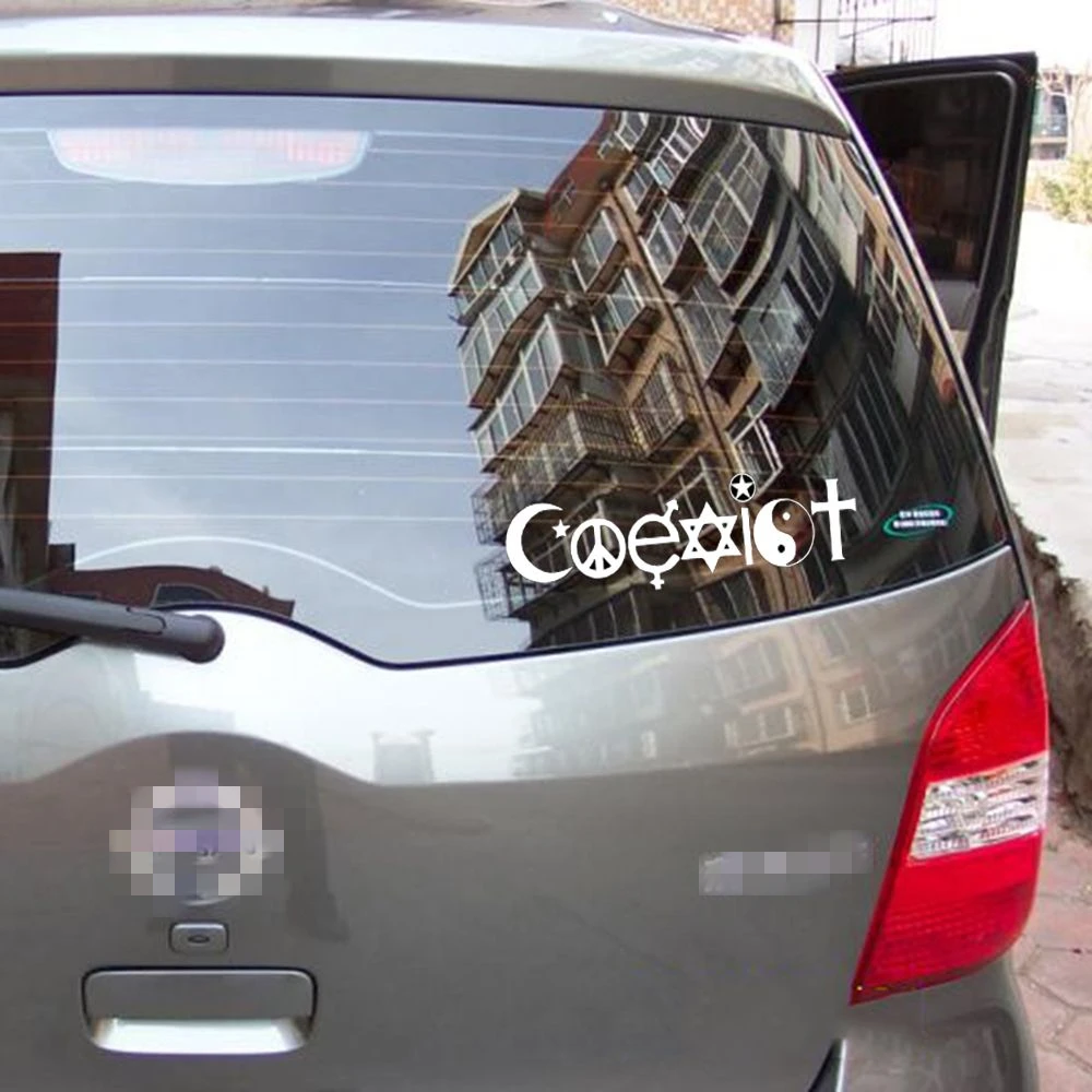 1 шт. сосуществуют виниловые Авто наклейки окна бирки Водонепроницаемый