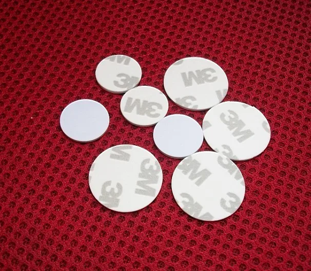 13 56 МГц NFC теги Ntag213/Ntag203 ISO14443A сумка для монет карт с клейкой лентой 3M Стикеры (25 мм)