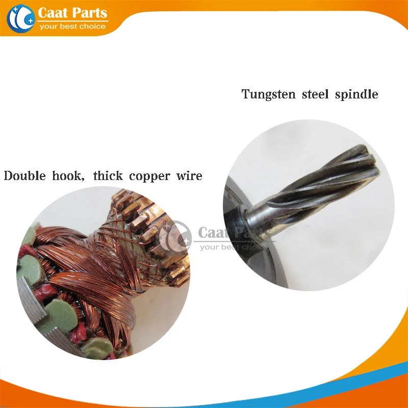 

AC 220V 6-Teeth Drive Shaft Electric Hammer Armature Rotor for Bosch GBH3-28E GBH3-28FE, High-quality! Free shipping!