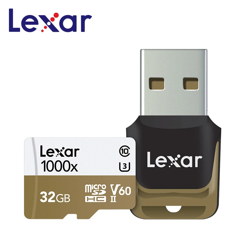Карта памяти Lexar 1000X 32 64 128 gb 150 M U3 4 K Micro SD GB 256 карты SD/TF флэш-карты microSD для телефона |