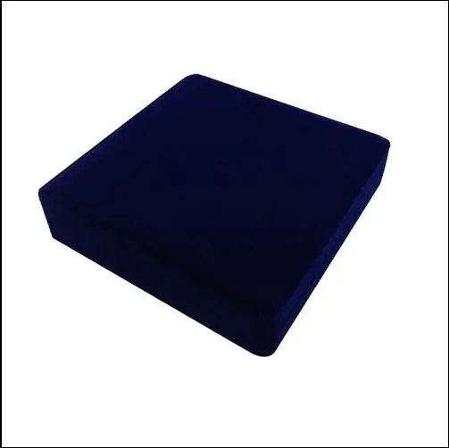 19x19x4 см бархатная коробка для ювелирных изделий длинное жемчужное ожерелье Подарочная коробка для две нити в форме сердца внутри