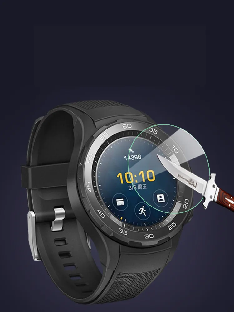 2 шт. протектор экрана из закаленного стекла для huawei Watch1/2/3/Pro 2018 пленка часов Honor