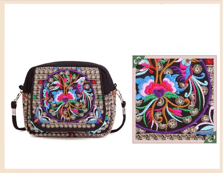 Модные богемные маленькие сумки с вышивкой! Популярные женские Наплечные и через