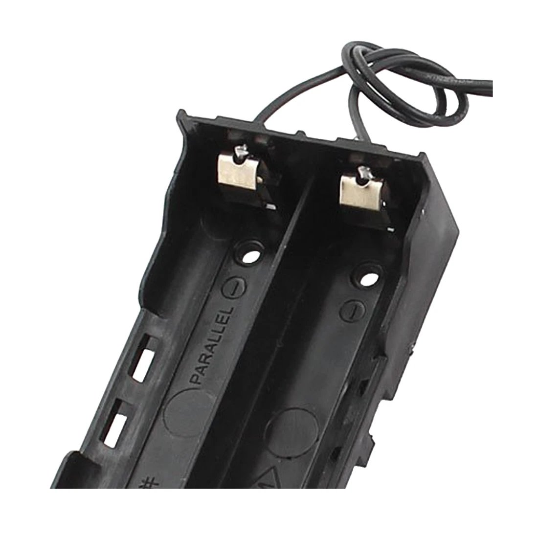 Черный пластик 2 слота 2x3 7 V 18650 Держатель батареи контейнер x 2|18650 battery holder|battery