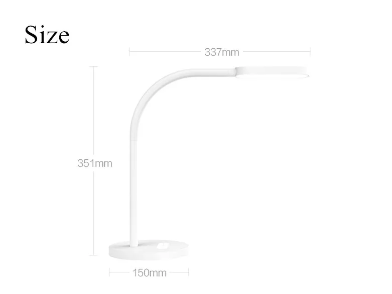 Светодиодный Настольный светильник xiaomi Yeelight mi jia, умные настольные лампы, не поддерживает приложение mi home для xiaomi, комплект для умного дома