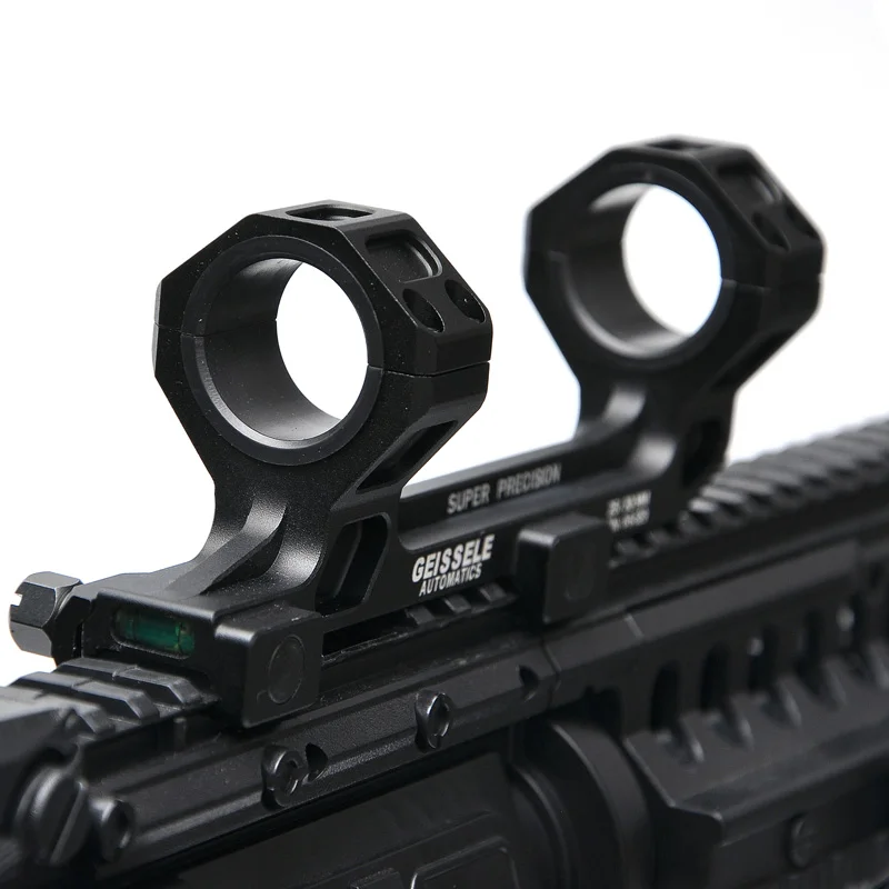 Tactical 25.4/30mm Universal Optic Scope Mount with Level Instrument For 20mm Picatinny Rail Mounts Hunting Accessories | Спорт и