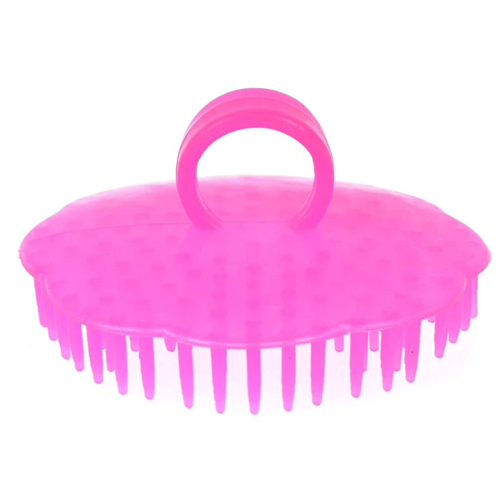 1 шт пластиковое мытье шампунем Массажер для волос гребень головы душ тело щетка