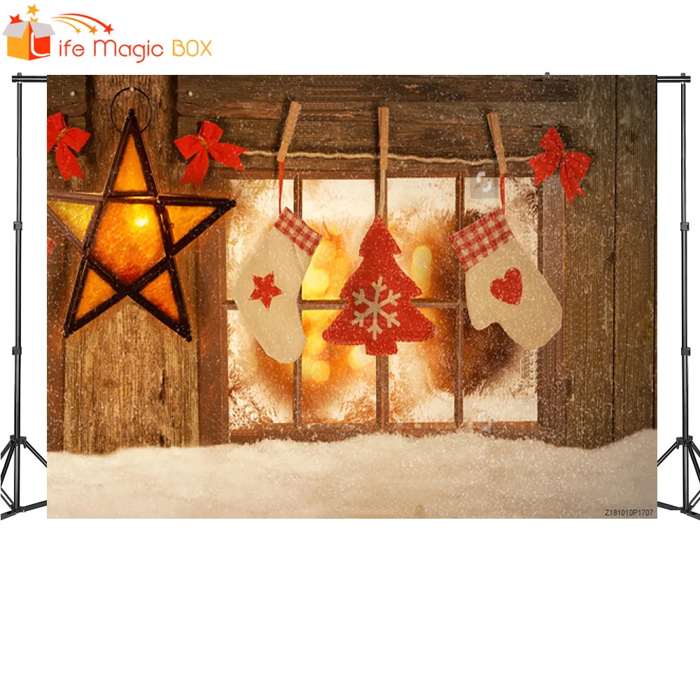 LIFE MAGIC BOX деревянный Рождественский фон для фотосъемки|Фон фотосъёмки| |