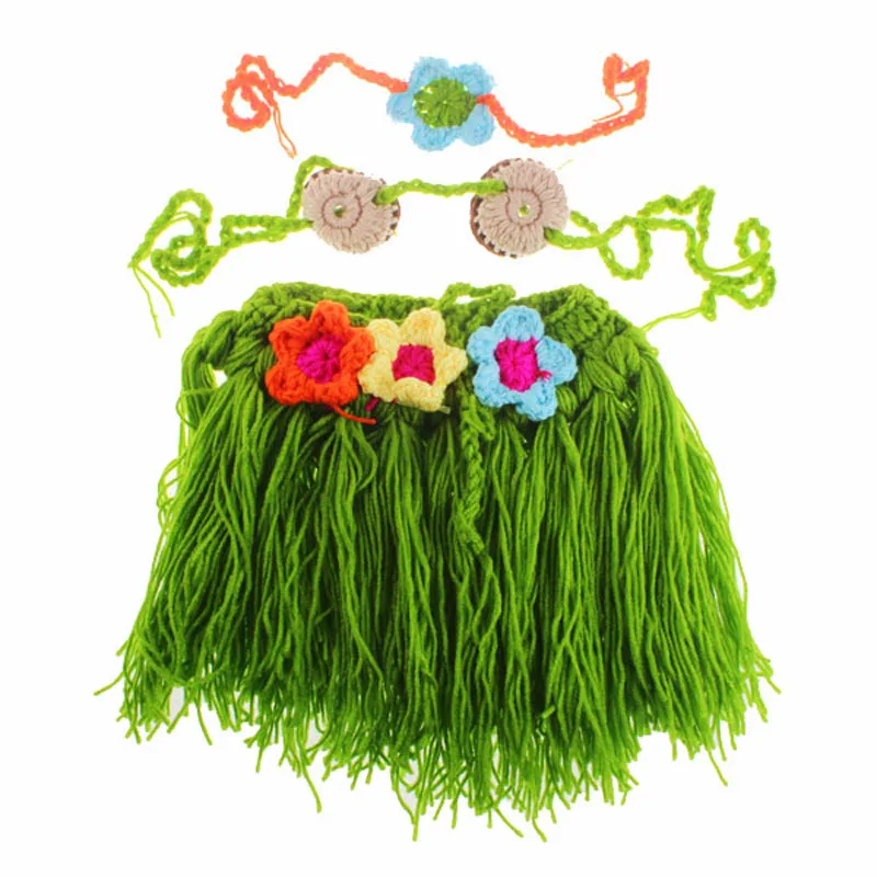 Новинка Лидер продаж Пляжная юбка для новорожденных девочек Вязаный крючком