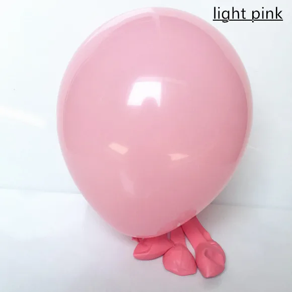 light pink 20 шт./лот латексные шары воздушный шар на день рождения свадьба globos слоновая кость белый розовый персик Бирюзовый мятный зеленый цвет баллоны с гелием Рождество - Цвет: light pink
