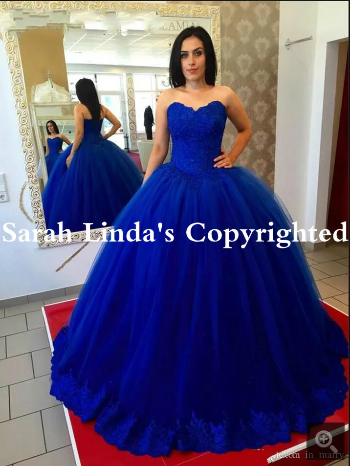 2017 новое поступление сексуальное Королевское синее бальное платье для