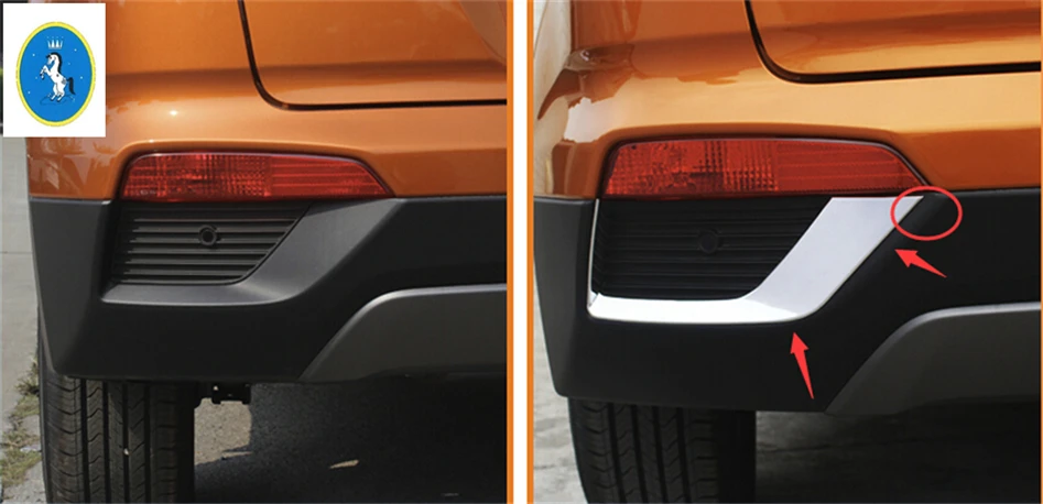 

Yimaautotrims Auto Accessory ABS Rear Tail Fog Foglights Lamps Lights Cover Trim Fit For Hyundai Creta IX25 2015 2016 2017