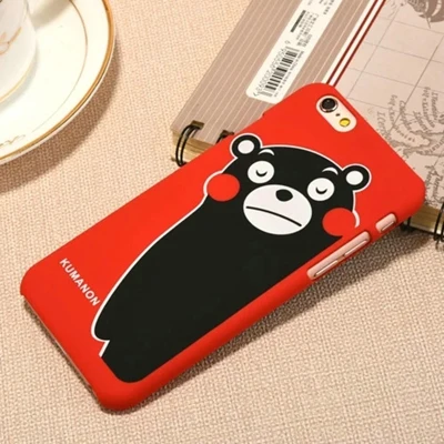 Чехол Kumamon с принтом для Apple iPhone 5, 5S, 6, 6 S, 7, 6 Plus, 7 Plus, чехол с 3D рисунком, стильная задняя крышка, чехол - Цвет: Золотой