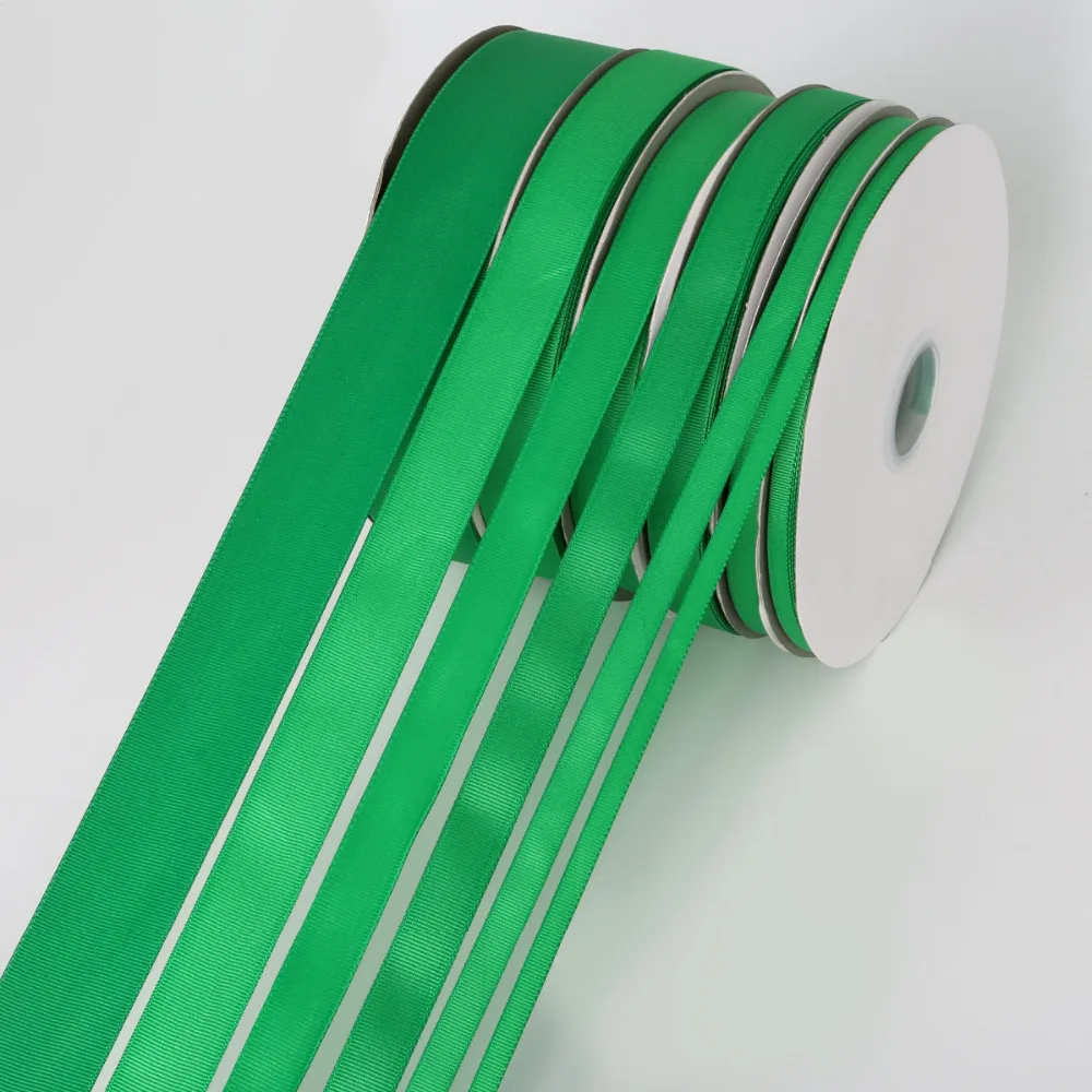 Репсовая лента зеленого цвета 5 ярдов/партия для украшения свадебвечерние НКИ и