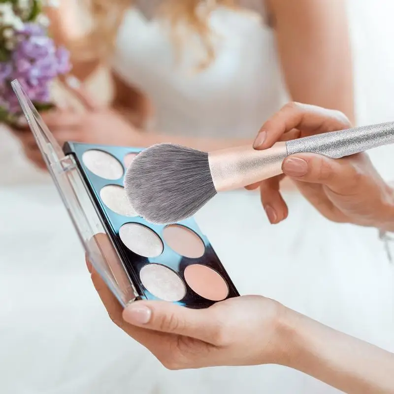 Профессиональный макияж кисти набор 10 шт Портативный тени для век Кисть глаз