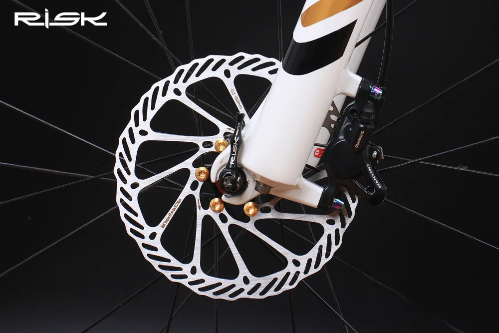 12 шт. болты ротора дискового тормоза M5x10mm T25 Torx Titanium TI MTB bicylce держатель болтов для
