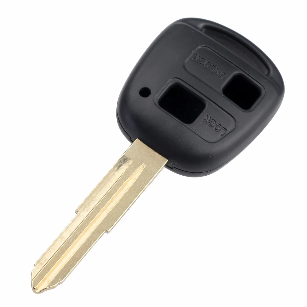2 кнопки дистанционного ключа корпус Uncut Blade Fob для TOYOTA YARIS COROLLA RAV4 CAMRY|fob|fob casefob key |