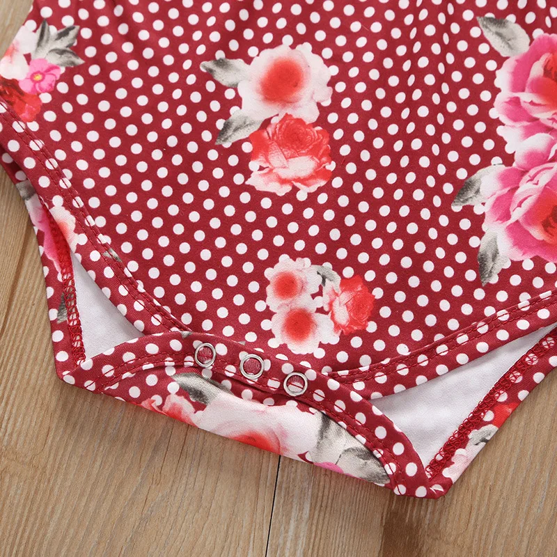 

2019 Newborn Baby Girls Floral Bodysuit New Summer Short Sleeve Playsuit With Stockings Casual Clothes Outfit Sunsuit