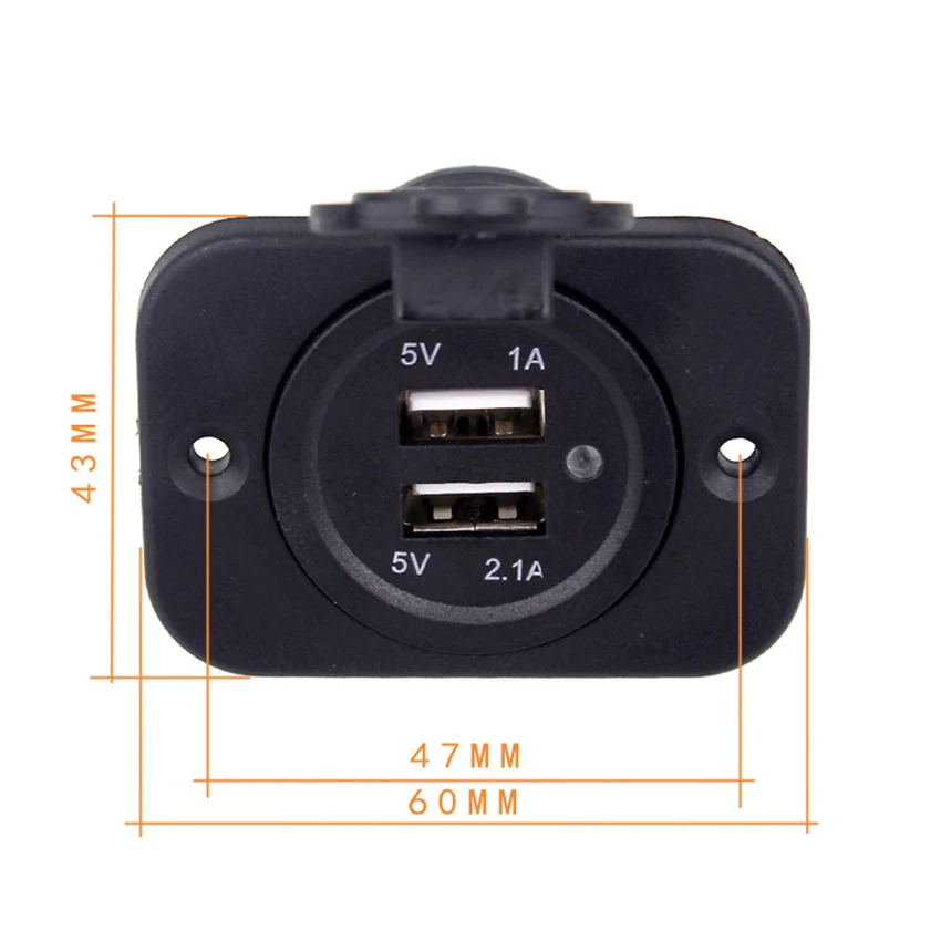 Двойной C USB автомобильная зарядка зарядное устройство напряжение Универсальный