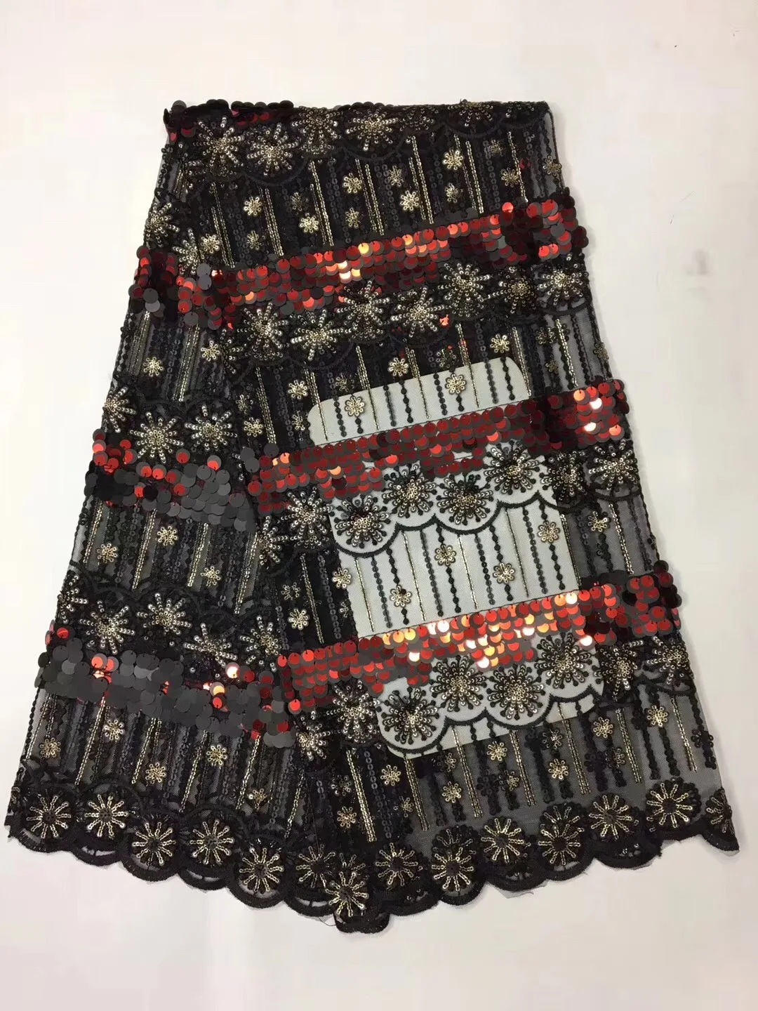 Нигерийская кружевная ткань 2018 высокое качество Африканская Хлопковая с Aso Oke