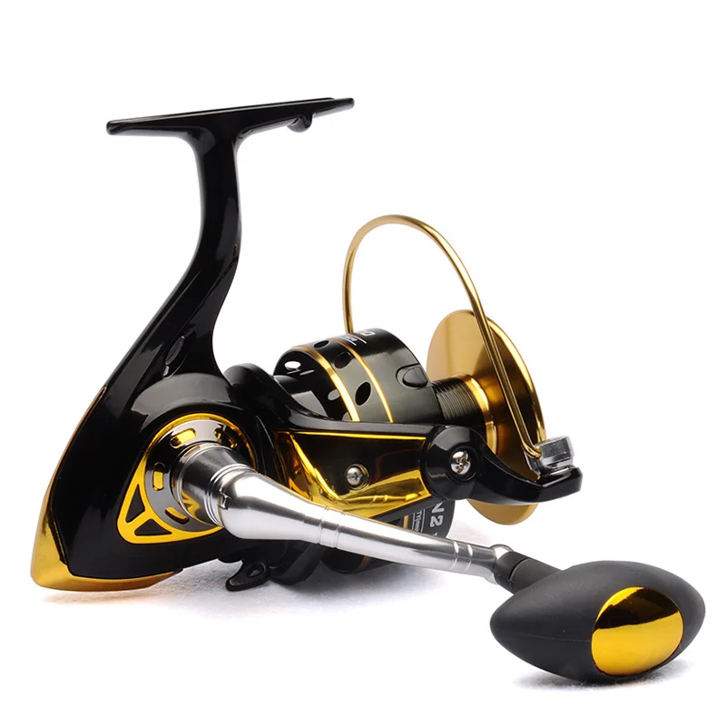 Большая игровая Рыболовная катушка спиннинговая 10000 11BB 4 2: 1 передний фрикцион BANDO