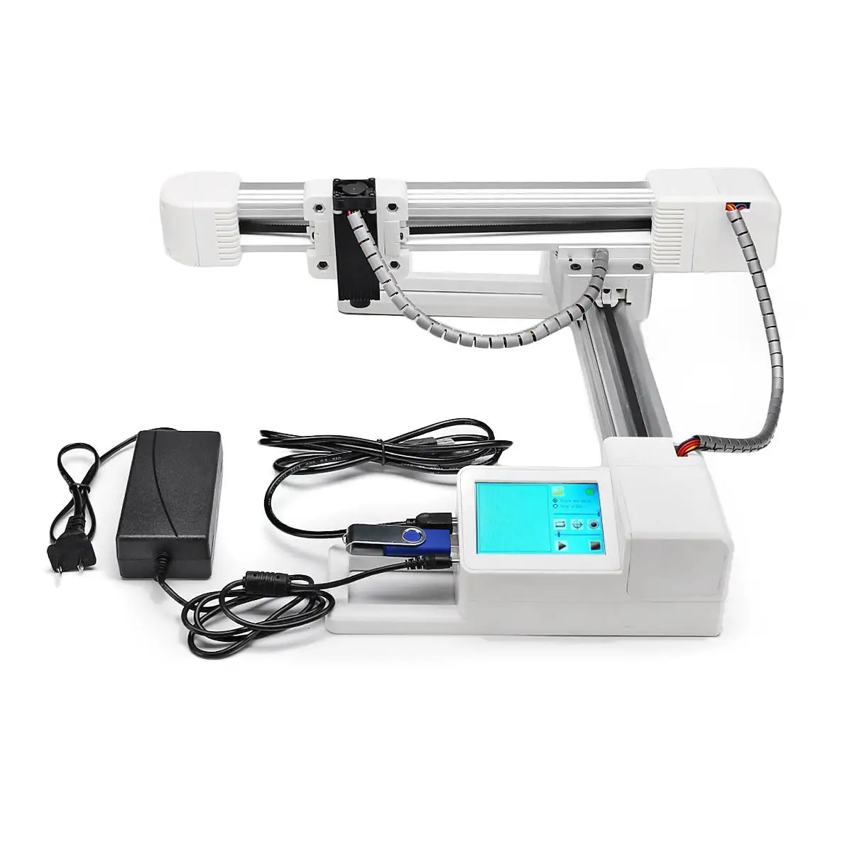 3 Вт/7 Вт DIY компьютерный лазерный гравер из нержавеющей стали CNC резак