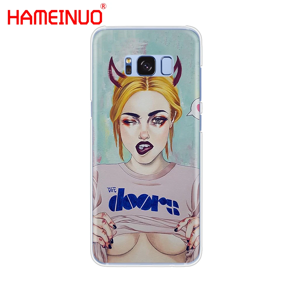 HAMEINUO hot flirt sexy girl cell phone case cover for Samsung Galaxy S9 S7 edge PLUS S8 S6 S5 S4 S3 MINI | Мобильные телефоны и