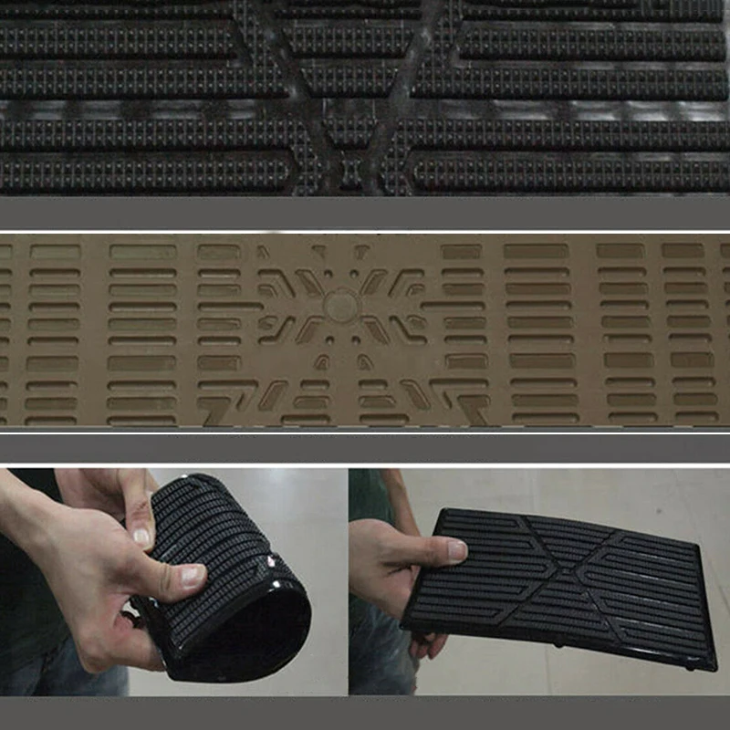 Универсальный черный автомобильный коврик для пола пятки накладка ног педали 25