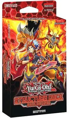 Ю-Ги-ой! Структура Soulburner Deck-SDSB-1st Edition-Soul горелки карты TCG - Цвет: Светло-серый
