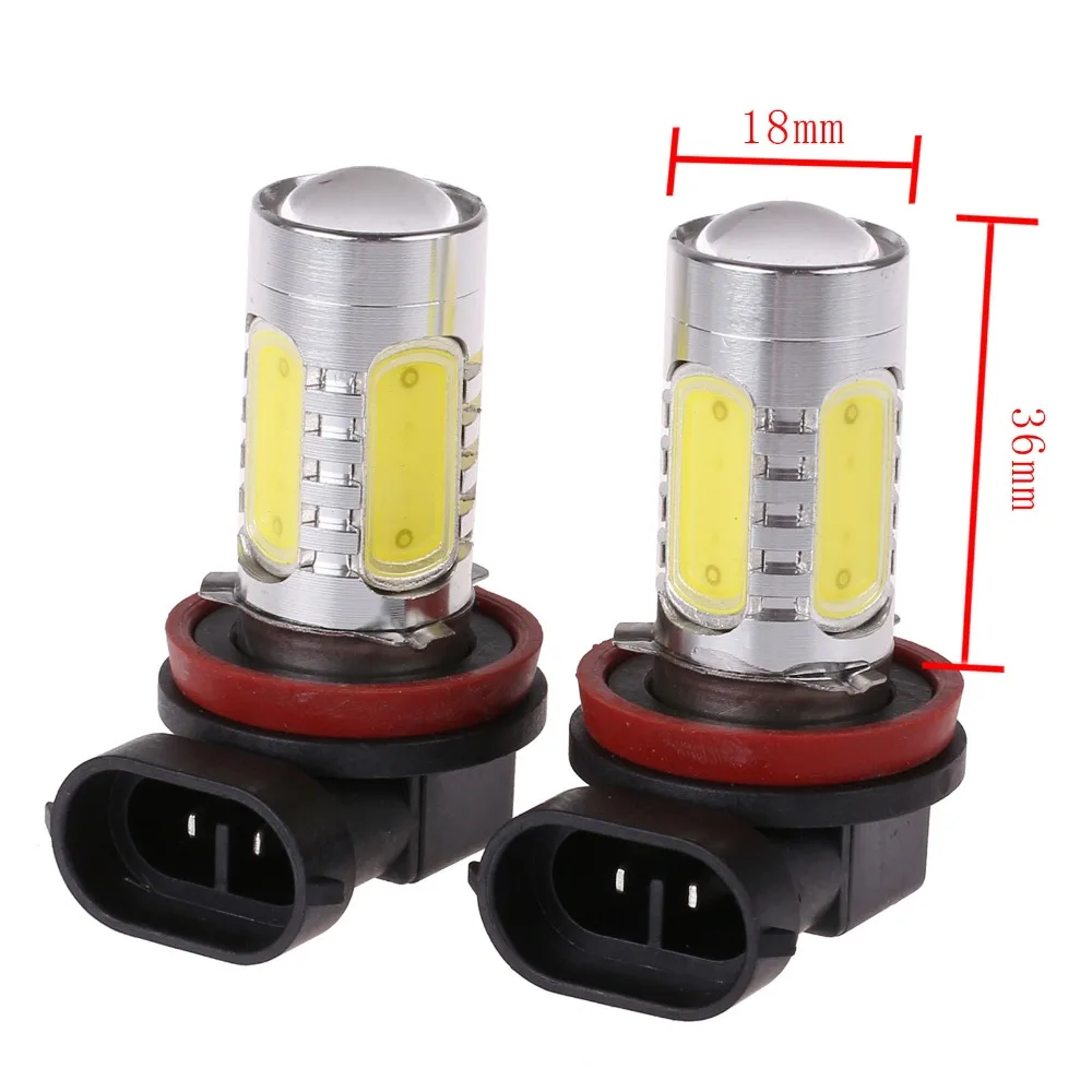 2 шт. белые светодиодные лампы H8 H11|Передние LED-фары для авто| |