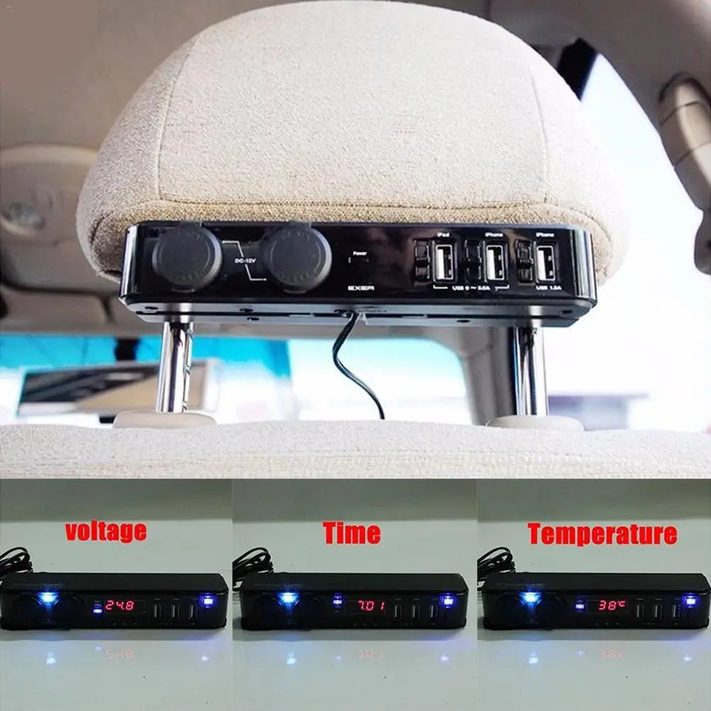 Автомобильный прикуриватель USB зарядное устройство для автомобильного телефона