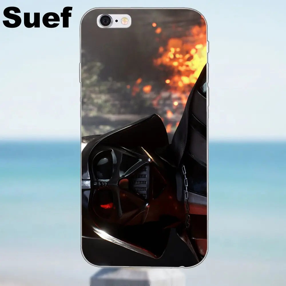 ТПУ чехлы для телефонов Дарт Вейдер Звезда смерти iPhone X 4 4S 5 5S 5C SE 6 6S 7 8 Plus Galaxy J1 J3 J5 J7