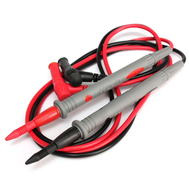 Ультра тонкий Универсальный зонд Тестовые провода кабель мультиметр метр 1000 В 20A