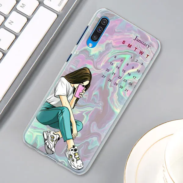 15 Меланина попсовое чехол КРЫШКА ДЛЯ samsung Galaxy A30 A40 A50 A70 A6 A8 плюс A7 A9 M30 чехол для телефона Coque - Цвет: 15