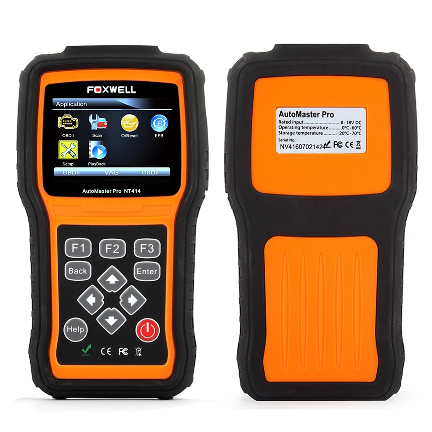 Автомобильные Инструменты Foxwell nt414 водителя Трансмиссия ABS Двигатели для