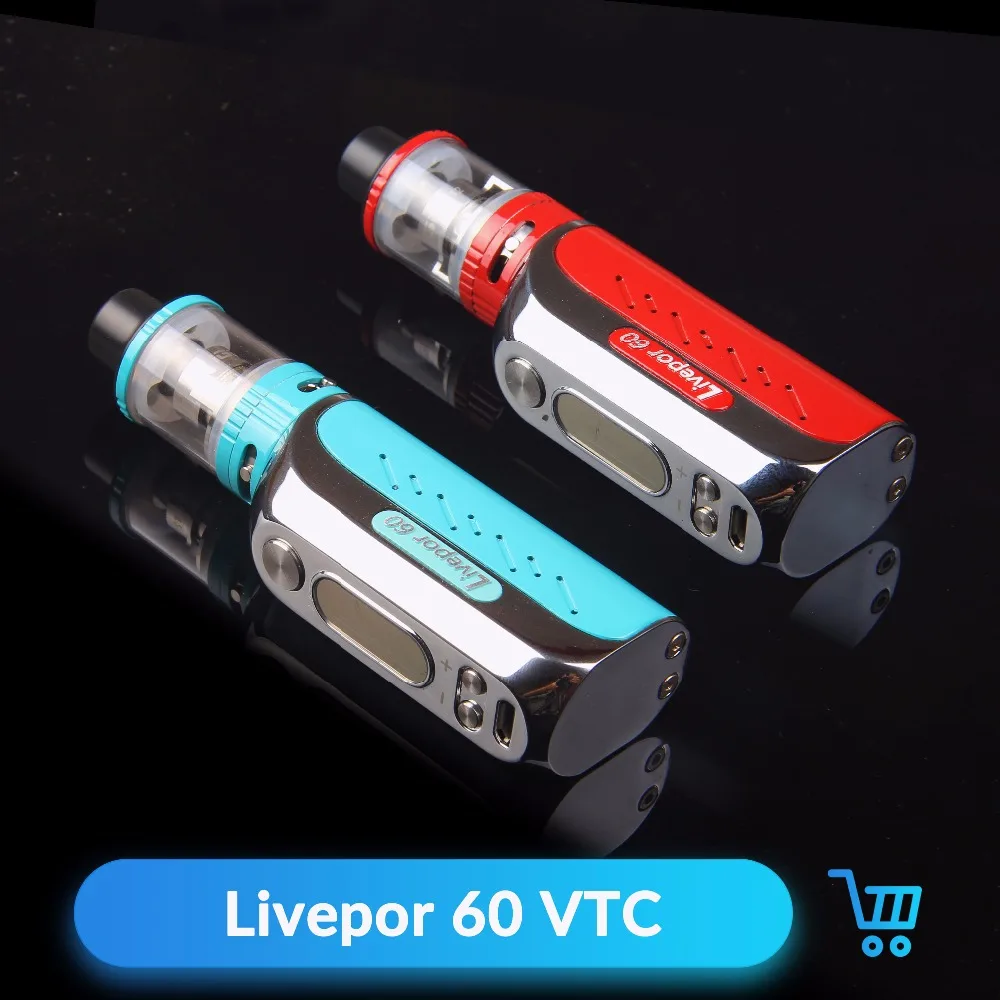 Оригинальный комплект Yosta Livepor 60 VTC со встроенным аккумулятором 1500 мАч TC/VW/MECH Mode