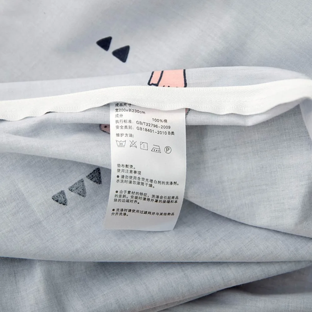 Жираф, лев мультфильм INS 3/4 шт набор постельных принадлежностей Bedlinens Твин queen King настроить Размеры простыня наволочки