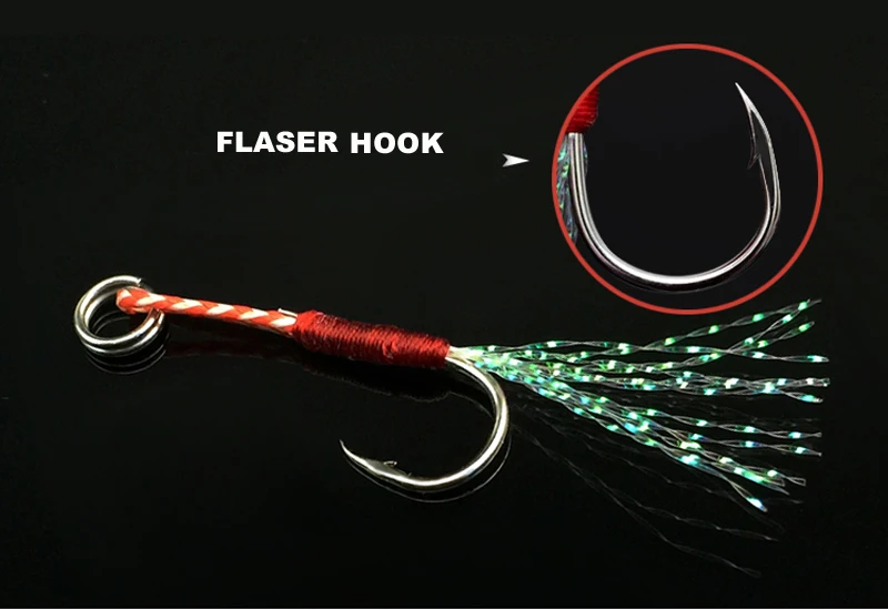 HK03T 25 шт./лот завязывается высокоуглеродистой стали Гальванизированный рыболовный крючок приманки для морской рыбалки крючок джиггинг ложка помощь рыболовный крючок