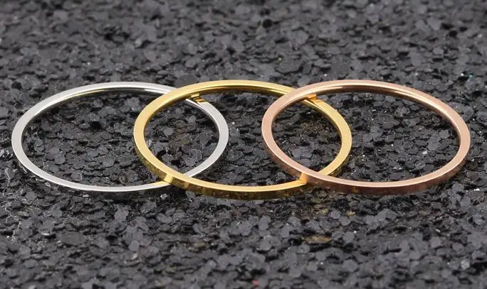 1 шт. кольцо из нержавеющей стали ширина мм|ring rose gold|finger ringstainless steel ring |