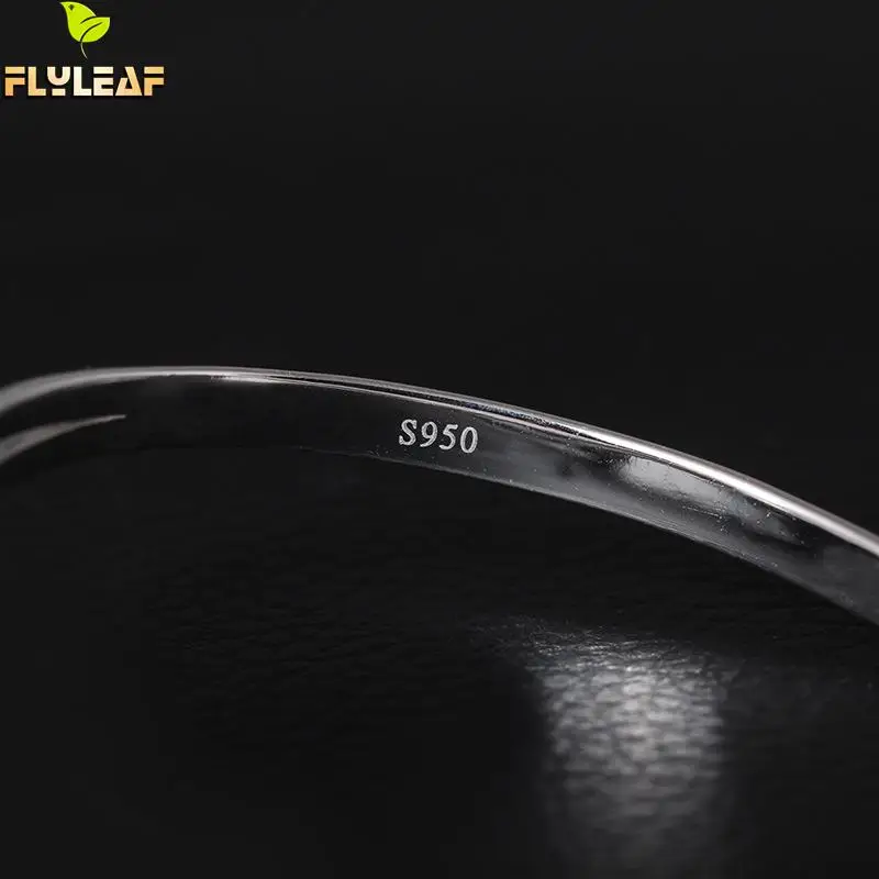 Браслеты-манжеты и обручи с листьями гинкго из серебра 999 пробы | Украшения