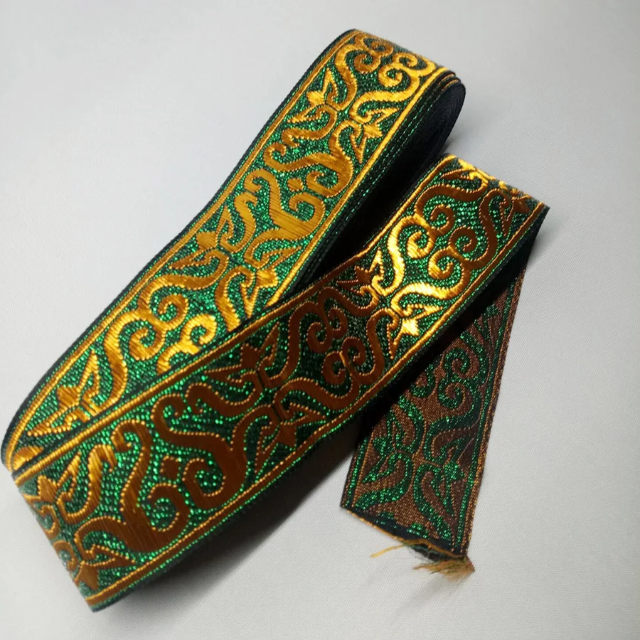 Сделай Сам жаккардовый полосатый тканый ленточный шнур в этническом стиле