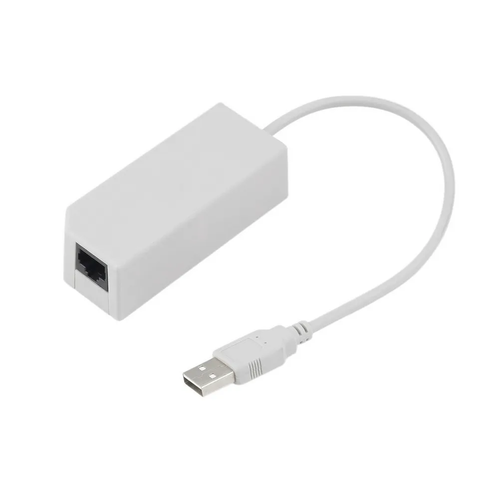Бесплатная доставка высокое качество USB 2.0 LAN Адаптер Сетевой Карты Для Nintendo Wii